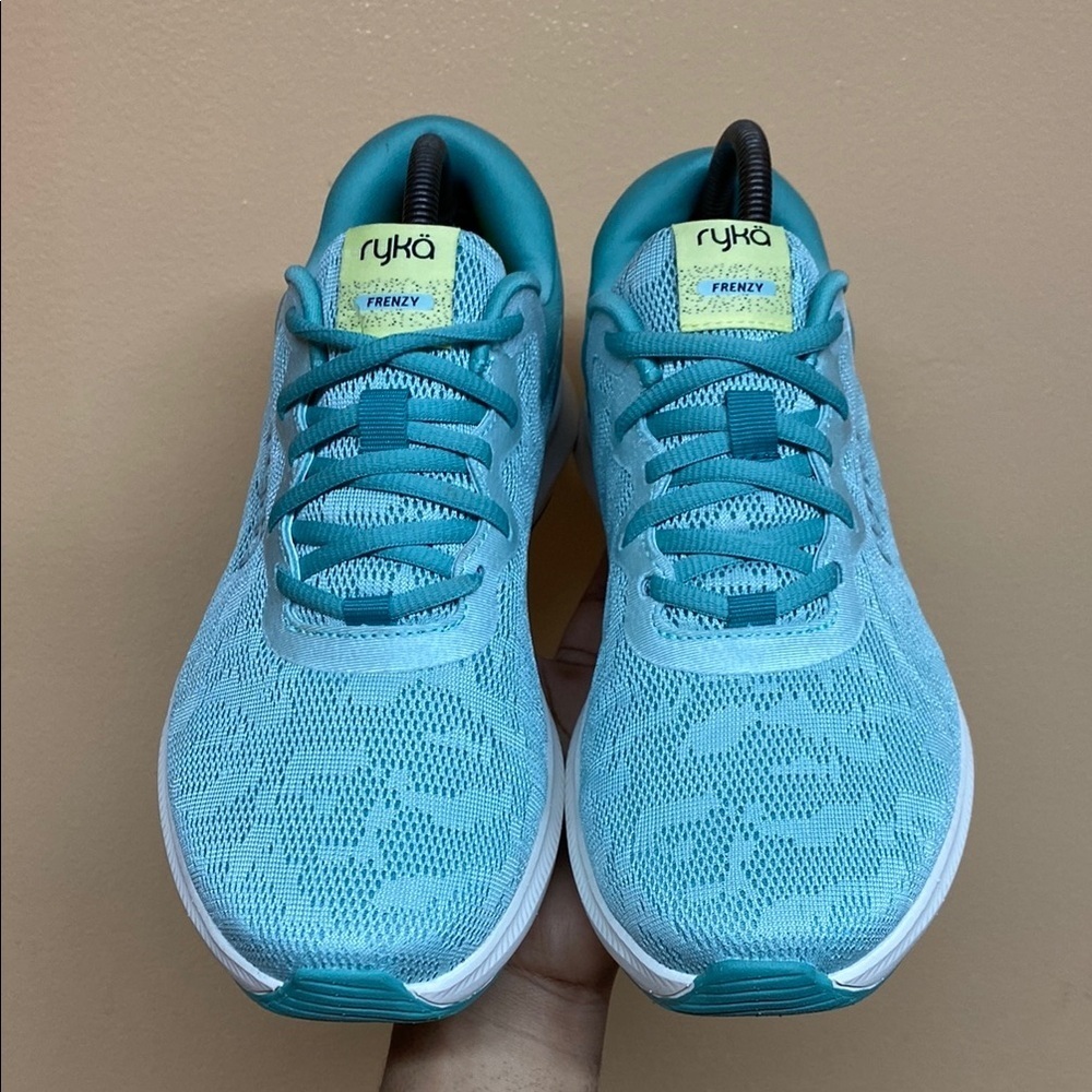 Ryka Frenzy Women's Walking Athletic Sneakers “Seafoam Green Volt” - Picture 4 of 17